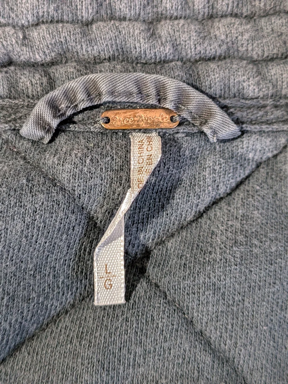 Free People soft charcoal